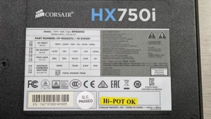Corsair HX750i 750W Netzteil PSU komplett getestet ATX Modular - Bild 1 von 7