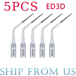 5PCS Diamond Dental Endo Endodontic Tip ED3D For DTE SATELEC Ultrasonic Scaler - Picture 1 of 6