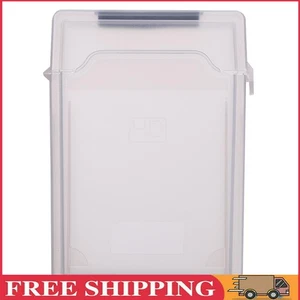 2,5-Zoll-HDD-SSD-Schutzhülle aus Kunststoff, stoßfeste Festplattenbox (grau) - Afbeelding 1 van 10