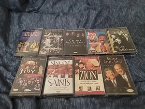 Gaither Gospel Series Cassettes Lot Bundle Of 9 - Imagen 1 de 6