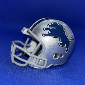 Detroit Lions Riddell Pocket Pro NFL Football Helm Silber & Blau Sammlerstück - Bild 1 von 14