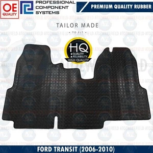 FORD TRANSIT MK7 2006-2013 TAILORED FIT MATS 1 PCE HEAVY DUTY RUBBER FLOOR MAT - Picture 1 of 1