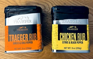 TREAGER 2 Pack Chicken Rub & Treager Rub NEW Unopened.. - Picture 1 of 4