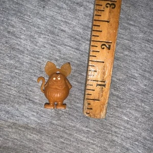 Vintage RAT FINK Orange Charm  Ed Roth Hot Rod figure With Ring Hole - Picture 1 of 4