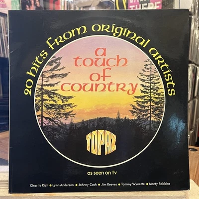 [ROCK/POP]~EXC LP~VARIOUS ARTISTS~A Touch Of Country~[1976~TOPAZ]~UK Import~ - Image 1 of 4