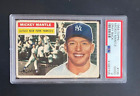 1956 Topps #135 Mickey Mantle PSA 2 Yankees de New York gris dos HOF