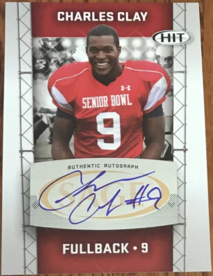 2011 SAGE HIT Autographs Charles Clay #A89 - Image 1 of 2