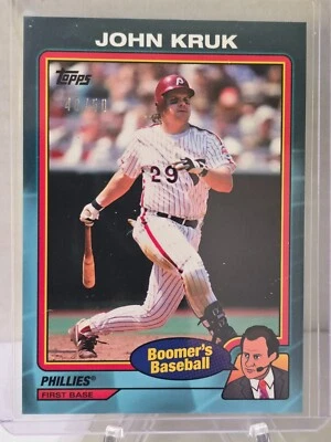 2024 Topps Chris Berman 30 John Kruk Teal /50 - Image 1 of 2