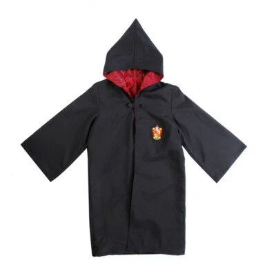 Halloween Harry Potter Niño Gryffindor Slytherin Capa Capa Abrigo Drama Fiesta Foto 1 de 3