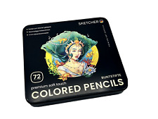 Artist Pencils Premier Colored Pencils Complete Set of 72 Assorted Colors Gift