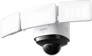 eufy Security Floodlight Cam S330 360Degree Pan & Tilt Coverage 2K 3000 Lumens - Picture 1 of 8