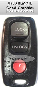 E4EG8D-320A-A keyless remote entry control car key fob 2000-2001 MPV minivan van - Bild 1 von 1