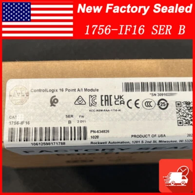NEW Allen-Bradley 1756-IF16 SER B ControlLogix 16 Pt PLC Input Module 1756IF16 - Image 1 of 4