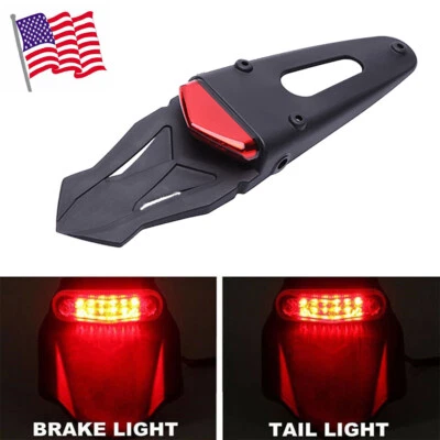 LED Rear Fender Brake Tail Light For Off-road EXE EXC SX SXF XC XCW 250-500cc US - Image 1 of 4