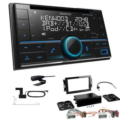 Kenwood 2-DIN Receiver Autoradio Bluetooth DAB+ für Dodge RAM Facelift 2006-2008 - Bild 1 von 4