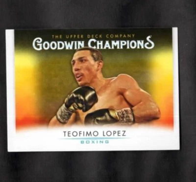 2021 Teofimo Lopez Upper Deck Goodwin Champions Boxing - Image 1 of 2
