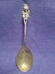 Vintage Sugar Spoon 800 Silver Hildesheim Rose - Christoph Widmann - Picture 1 of 16