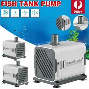 Adjustable Flow Aquarium Pump Water Submersible Fish Tank Fountain Pond MarineAU - Picture 1 of 25