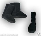 Ugg Boots Classic Short Australian Leather Sheepskin Wool Fleece Lined Black