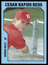 1985 TCMA Cedar Rapids Reds Darren Riley Cedar Rapids Reds #24