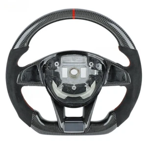 Volante Alcantara de fibra de carbono para Mercedes Benz AMG GT C43 C63 E63 S65 S - Imagen 1 de 15