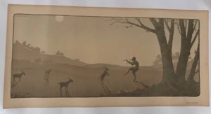 Original Vintage Poster Vision Antique by Paul Berthon ca. 1899 - Bild 1 von 10