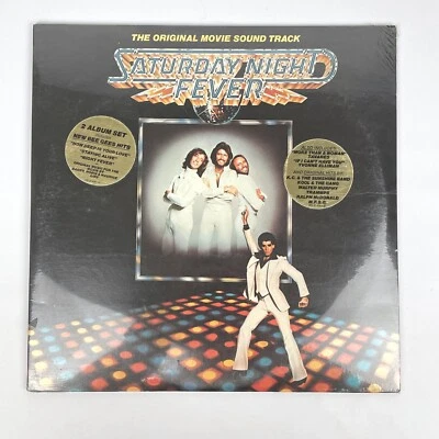 Saturday Night Fever 1977 Original Soundtrack RS-2-4001 Sealed 2 Hype Stickers Foto 1 de 4