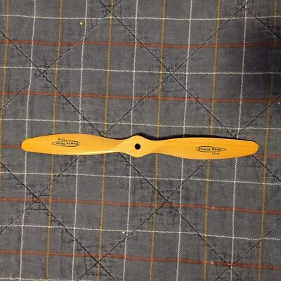 Vintage Top Flite Power Prop 10-6 Propeller for RC Airplane Wood 10" Blue - Image 1 of 2
