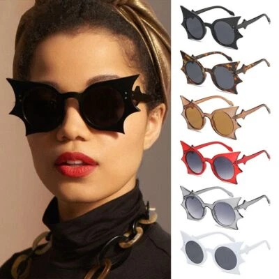 Rimless Bat Shaped Sunglasses Goth Sun Glasses  for Women & Men - image 1 of 4
