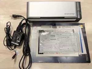 Fujitsu Scanner ScanSnap S1300i Sheet Size A4 USB ADF Silver Operation confirmed - Picture 1 of 4