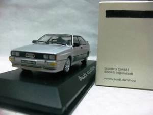WOW EXTREMELY RARE Audi Quattro B2 1981 Silver Black Sts 1:43 Minichamps-RS4/RS6 - Picture 1 of 2