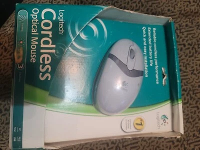 2004 Logitech Cordless Mouse New Old Stock - Image 1 of 4
