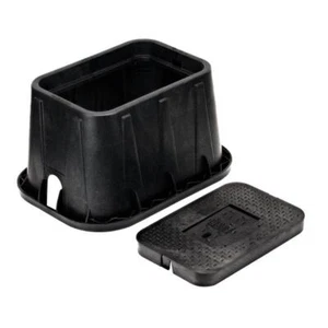 Zählerkasten Drop-In Abdeckung 14" x 19" Gusseisen Leser Tür Wasser Bewässerung schwarz - Bild 1 von 7
