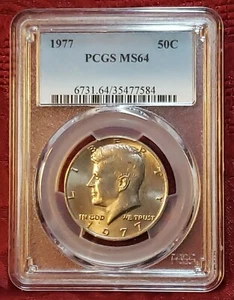 1977 Kennedy Half Dollar PCGS MS64, Combined Shipping - Picture 1 of 2
