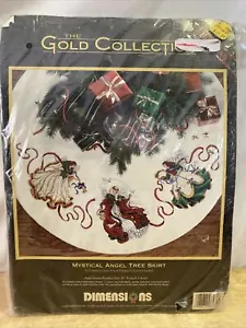 Dimensions mystischer Engel Baum Rock Gold sammeln. Zählkreuzstich 1995 R7 - Bild 1 von 8