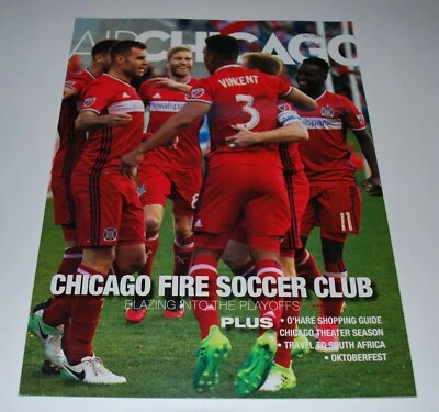 Revista Airchicago Chicago Fire FC Soccer Club 2017 - cubierta brillante y fotos Foto 1 de 2