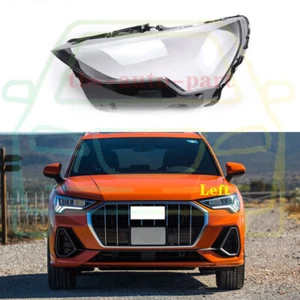 Left Headlight Lens Cover+Sealant GlueFit For Audi Q3 2019-2022 - Picture 1 of 8