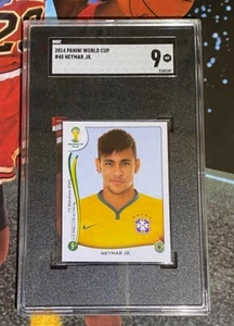 ⚽️ 2014 Panini World Cup Stickers Neymar Jr. Rookie SGC 9 - Picture 1 of 2