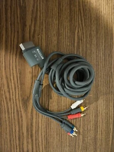 OEM Xbox 360 Component Video Cable HD AV HDTV X810972-001 Genuine Microsoft - Picture 1 of 3