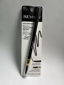 x2 Revlon ColorStay Brow Pencil - Soft Black #225 24 Hour Wear Lot of 2 NEW - Picture 1 of 1