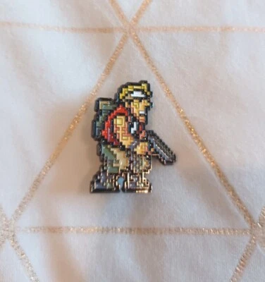 "Металлический слизень" (Марко Росси) ретро пиксельная эмаль металлическая булавка. "Совершенно новый". - Изображение 1 из 4