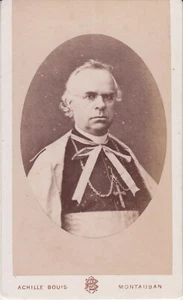 Photo CDV Adolphe-Josué-Frédéric FIARD (1821-1908) évêque MONTAUBAN Lens-Lestang - Imagen 1 de 2