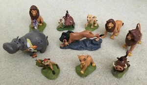 Disney Rey León León Guardia Lote de 10 Figuras de Juguete PVC Cake Toppers Simba Mufasa - Imagen 1 de 12