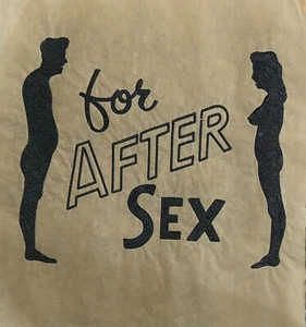 Original Vintage für After Sex Bügeltransfer - Bild 1 von 1