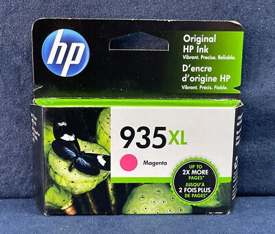 Genuine HP 935XL Magenta Ink Cartridge C2P25AN OEM EXPIRED 12/2022 - Image 1 of 3