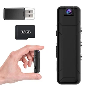 1080P HD Camera Police Body Camcorder 180° Video Recording DVR Pocket 32GB - Picture 1 of 1