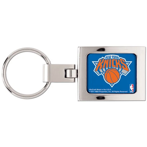 New York Knicks Domed Metal Keychain NBA New Cover