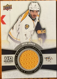 2015-16 Upper Deck UD Game Jersey Seth Jones #GJ-SJ Nashville Predators - Picture 1 of 2
