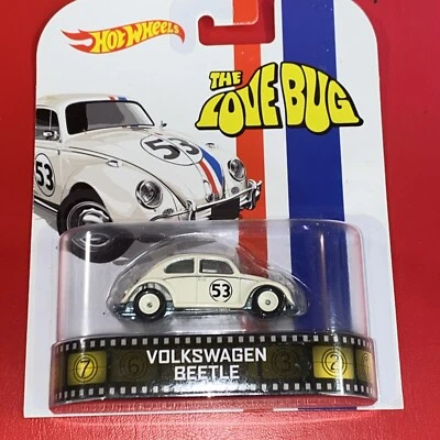 🔥Hot Wheels entretenimiento retro The Love Bug Volkswagen Beetle Herbie🔥 Foto 1 de 4