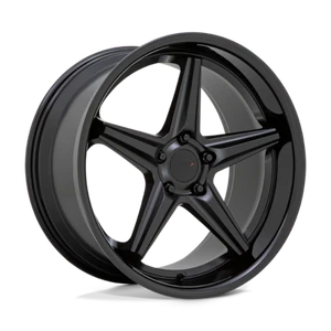 TSW Launch 20x10 5x114.3 25mm Matte Black With Gloss Black Lip Wheel - Picture 1 of 2